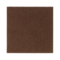 FLOORDIREKT Teppichfliese Moscow - Selbstliegend - 50 x 50 cm - Dunkelbraun
