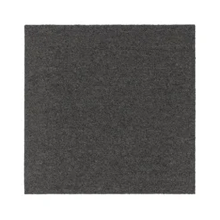 FLOORDIREKT Teppichfliese Moscow - Selbstliegend - 50 x 50 cm - Dunkelgrau