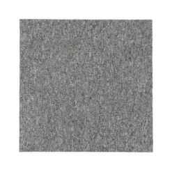 FLOORDIREKT Teppichfliese Moscow - Selbstliegend - 50 x 50 cm - Grau
