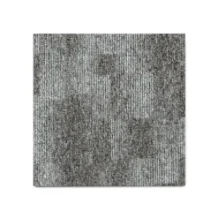 FLOORDIREKT Teppichfliese Santo - 50 x 50 cm - Selbstliegend - Grau 76