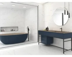 form & style Feinsteinzeug Wand- und Bodenfliese SIENA weiß 32 x 62,5 x 0,9 cm