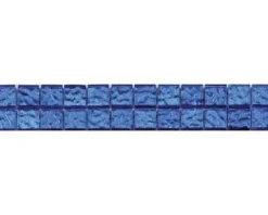 Glasbordüre Deep Sea blau 4,8x29,8 cm
