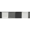 Glasbordüre Glas REFLEX schwarz mix 4,8x29,8 cm