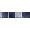 Glasbordüre Glas saphirblau 4,8x29,8 cm