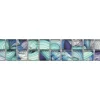 Glasbordüre Glas weiß/blau/lila mix 4,8x29,8 cm
