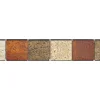 Glasbordüre 4,8x29,8 cm color mix