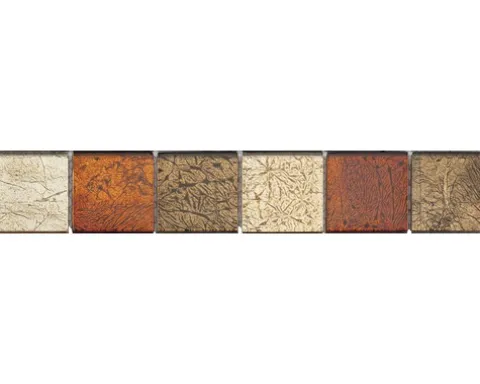 Glasbordüre 4,8x29,8 cm color mix