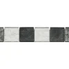 Glasbordüre 4,8x29,8 cm grey mix