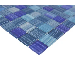 Glasmosaik CM 4285 blau 30,2x32,7 cm