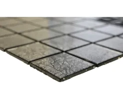 Glasmosaik CM 4BL22 schwarz 30x30 cm