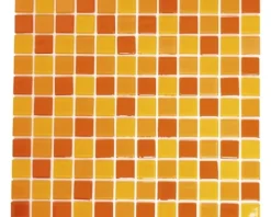 Glasmosaik CM 4523 mix rot/orange/gelb 30,2x32,7 cm