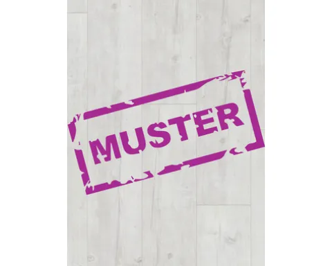 Handmuster Vinyl-Diele Premium Eiche hellgrau-weiß 10457333