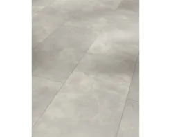 Handmuster zu Designboden Modular ONE Beton hellgrau Fliese Klickverbindung 853 x 400 x 8 mm