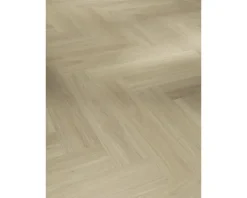 Handmuster zu Vinylboden SPC Eiche Oxford geschliffen Fischgrät Klickverbindung 730 x 146 x 5,0 mm