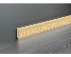 Handwerkerleiste Sockelleiste Eiche furniert, lackiert 16 x 58 x 2400mm