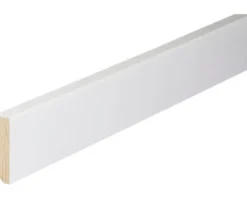 Handwerkerleiste Sockelleiste weiß foliert 16 x 58 x 2400mm
