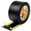 6in1 Multifunktionale PVC-Abschlussleiste Selbstklebend – Breite 75 mm - flexibel, robust und vielseitig einsetzbar - 25 Meter, Schwarz
