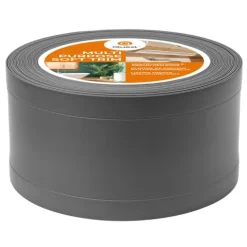 6in1 Multifunktionale PVC-Abschlussleiste Selbstklebend – Breite 75 mm - flexibel, robust und vielseitig einsetzbar - 10 Meter, Grau