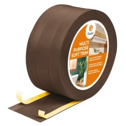 2in1 Multifunktionale PVC-Abschlussleiste Selbstklebend – Breite 110 mm - flexibel, robust und vielseitig einsetzbar - 5 Meter, Weiß