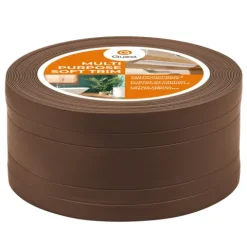 2in1 Multifunktionale PVC-Abschlussleiste Selbstklebend – Breite 110 mm - flexibel, robust und vielseitig einsetzbar - 5 Meter, Weiß