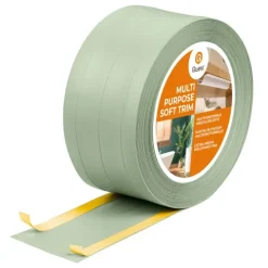 4in1 PVC-Abschlussleiste Selbstklebend, Multifunktional – Breite 95 mm - flexibel, robust und vielseitig einsetzbar - 5 Meter, Hellgrün
