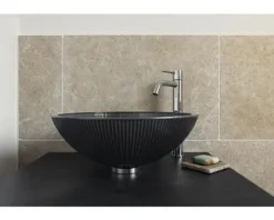 Kalkstein Bodenfliese Tripoli 59,8 x 39,8 x 1,2 cm Oberfläche und Kanten getrommelt