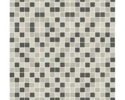 Keramikmosaik 28,8 x 28,8 cm grau beige