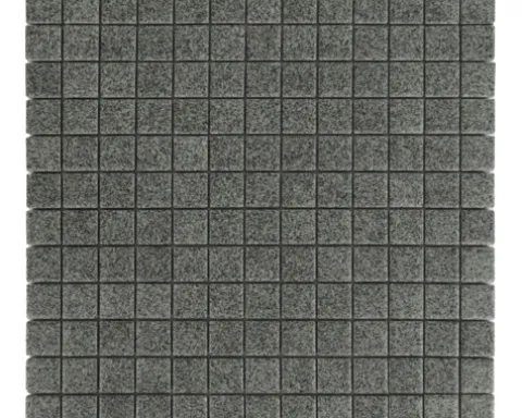 Keramikmosaik 32 x 29,5 cm grau matt
