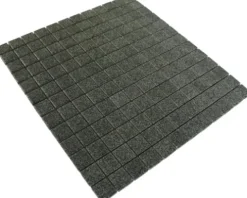 Keramikmosaik 32 x 29,5 cm grau matt