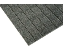 Keramikmosaik 32 x 29,5 cm grau matt