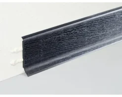 Kernsockelleiste schwarz KU003 14x60x2500 mm