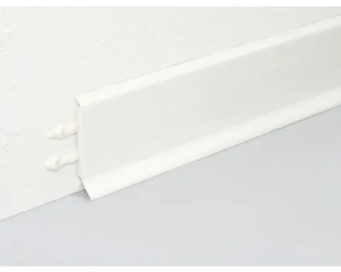 Kernsockelleiste weiß KU003 14x60x2500 mm