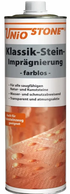 Klassik-Stein-Imprägnierung farblos, Flasche a 1 Liter - 1 Flasche