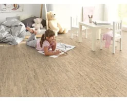 Korkboden Almada beige 90,5x29,5 cm 10,5 mm stark 8er-Pack