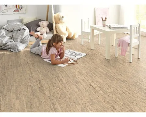 Korkboden Almada beige 90,5x29,5 cm 10,5 mm stark 8er-Pack