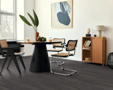 Laminat Aqua Amazone Elba Eiche Schwarz Landhausdiele 1380 x 157 x 10 mm
