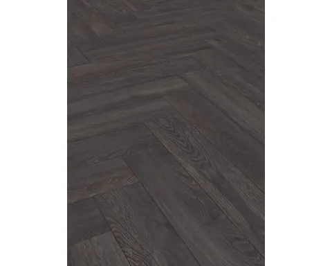 Laminat Elba Eiche schwarz Fischgrät 665 x 133 x 8 mm
