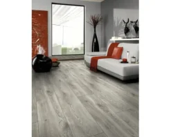 Laminat Highland Eiche silber Landhausdiele 1845 x 244 x 10 mm