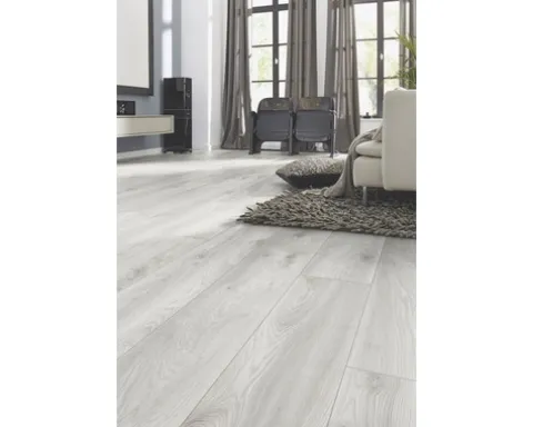 Laminat Mammut Plus Makro Eiche weiß Landhausdiele 1845 x 244 x 10 mm