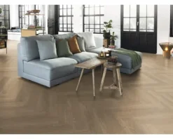 Laminat Nature Sense Baronia Eiche braun Fischgrät 840 x 168 x 8 mm