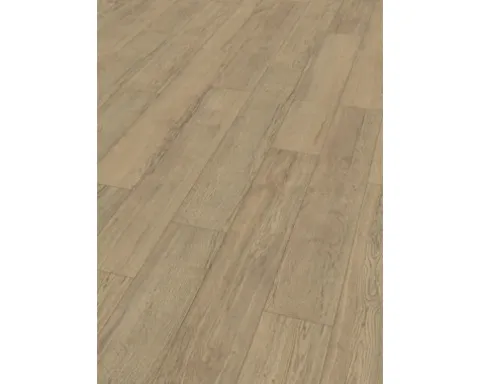 Laminat-Set 6qm Elva Eiche Natur EL2082 Landhausdiele 1292 x 193 x 8 mm bestehend aus Laminat, Sockelleisten und Trittschalldämmung
