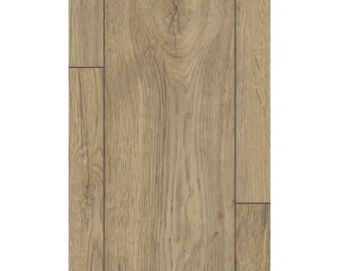 Laminat-Set 6qm Elva Eiche Natur EL2082 Landhausdiele 1292 x 193 x 8 mm bestehend aus Laminat, Sockelleisten und Trittschalldämmung