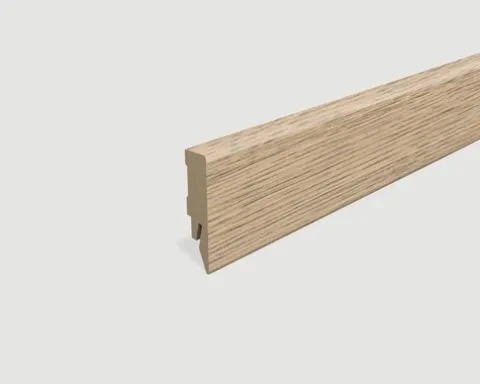 Laminat-Set 6qm Elva Eiche Natur EL2082 Landhausdiele 1292 x 193 x 8 mm bestehend aus Laminat, Sockelleisten und Trittschalldämmung