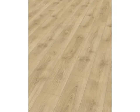 Laminat-Set 6qm Nord Eiche Sand EL2157 Landhausdiele 1292 x 193 x 8 mm bestehend aus Laminat, Sockelleisten, Trittschalldämmung