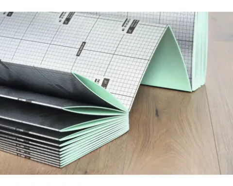 Laminat-Set 6qm Nord Eiche Sand EL2157 Landhausdiele 1292 x 193 x 8 mm bestehend aus Laminat, Sockelleisten, Trittschalldämmung