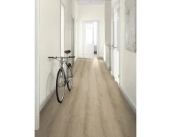 Laminat wasserfest Nature Sense Aqua Sherman Eiche braun Landhausdiele 1292 x 246 x 8 mm