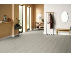 Laminat wasserfest Nature Sense Aqua Victoria Eiche hellgrau Landhausdiele 1292 x 246 x 8 mm