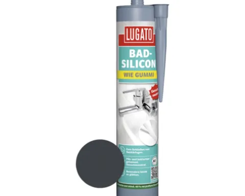 Lugato Bad-Silikon Wie Gummi anthrazit 310 ml