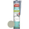 Lugato Bad-Silikon Wie Gummi grau 310 ml