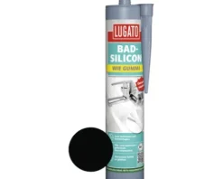 Lugato Bad-Silikon Wie Gummi schwarz 310 ml